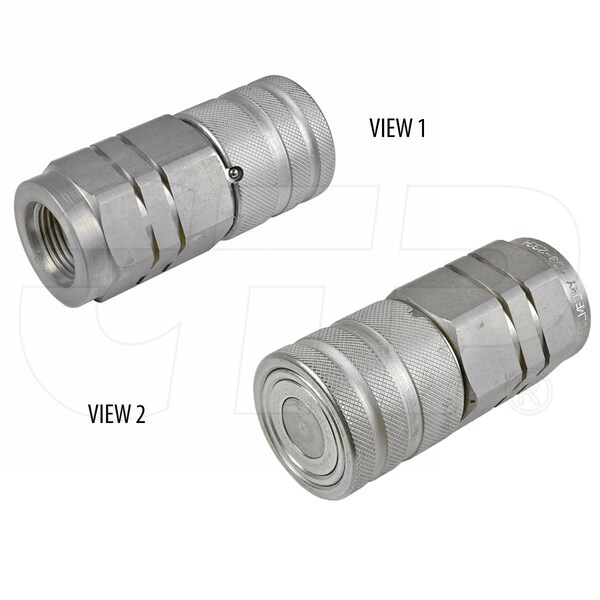 Aic Replacement Parts Coupler Female Flat Fac Fits Caterpillar Models 1532994 - main